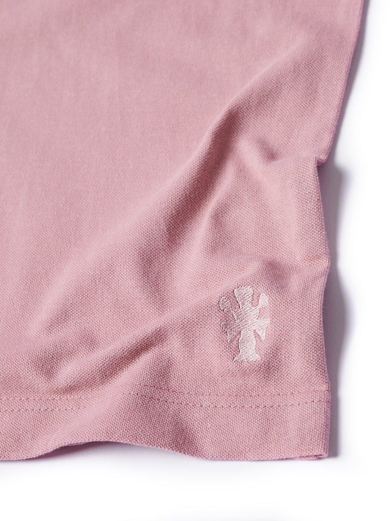 THE PIQUE TEE - DUSTY PINK