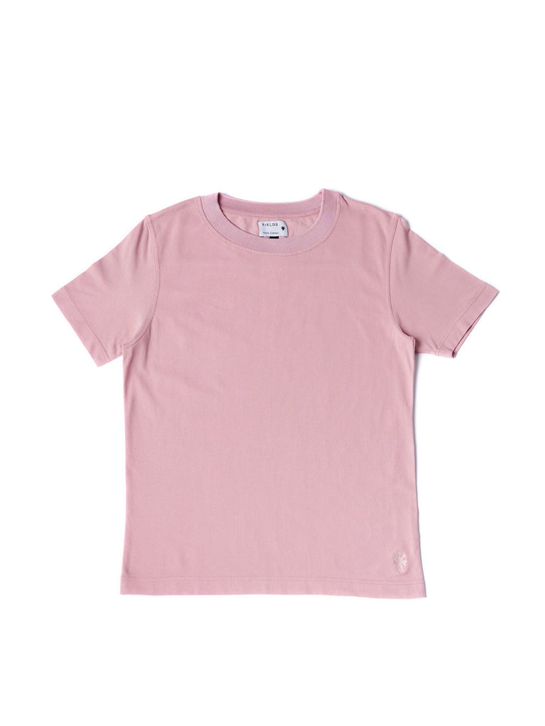THE PIQUE TEE - DUSTY PINK
