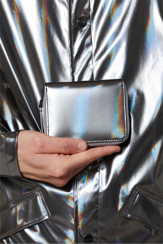 SMALL WALLET - HOLOGRAPHIC STEEL