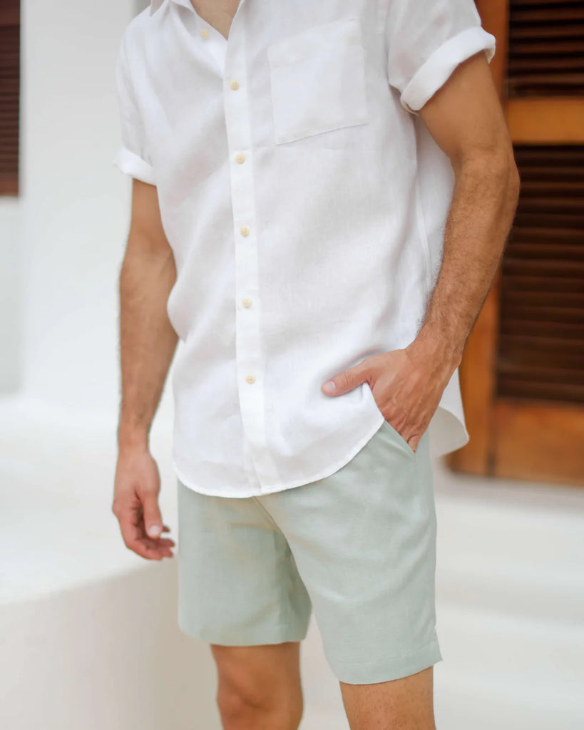 BO SHORTS -  SAGE