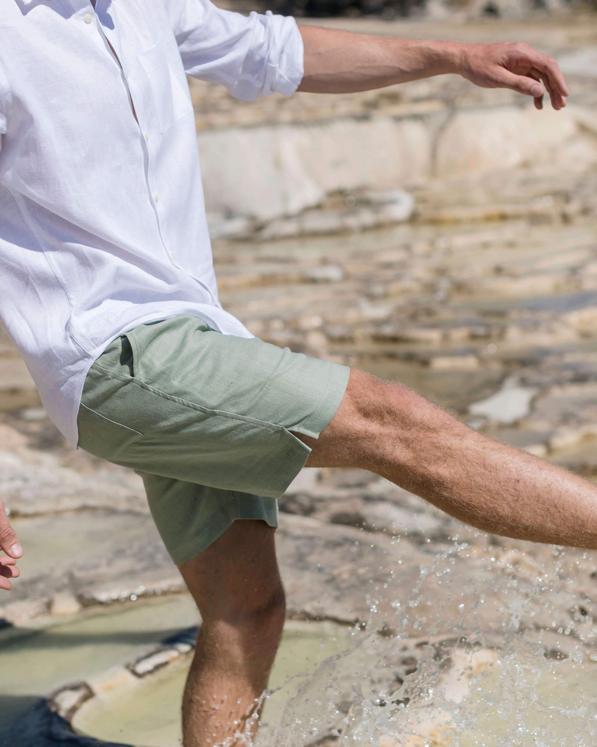 BO SHORTS -  MOSS